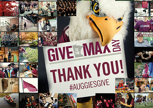 Give to the Max Day Auggie