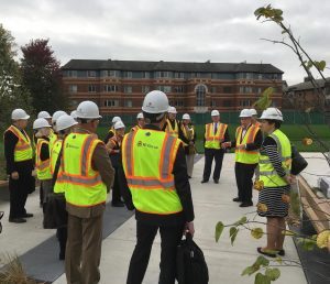 President Pribbenow addressing the Regents on a Hagfors Center tour