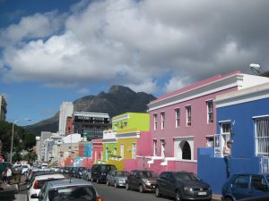 colorful houses in Cape Town