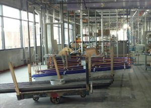 Future chemistry labs on the third level of the north wing.