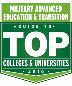 Military Advanced Education & Transition: Guide to Top Colleges and Universities 2016 Badge