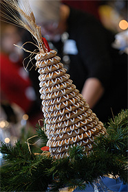 Kransekake (ring tree cake) is a Danish and Norwegian dessert traditionally eaten on special occasions. 