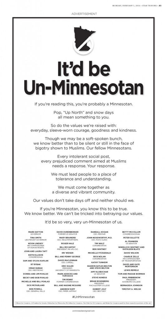 UnMinnesotan Ad