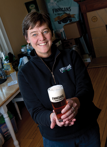 Jacquie Berglund, founder of Finnegans.