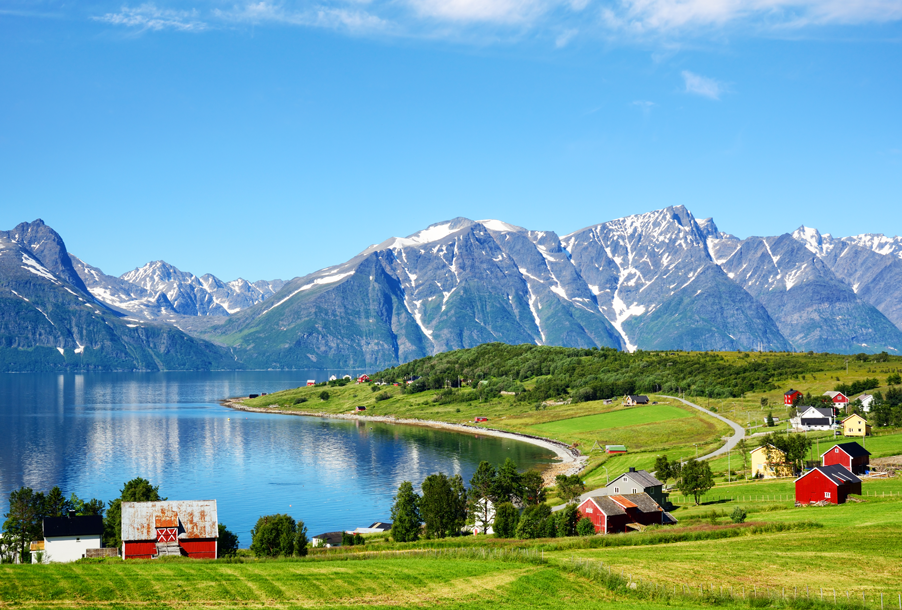 Landscape photo taken in Norway