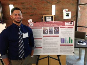 Ali Kanan at the Midwest Undergraduate Research Conference