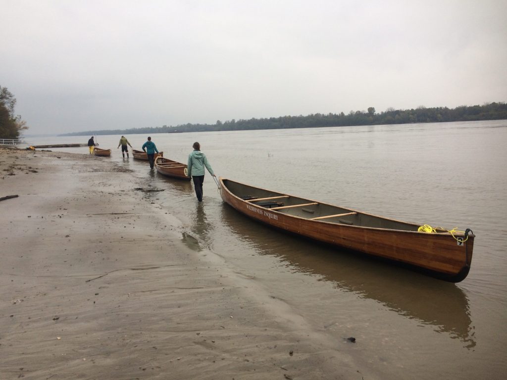 moving canoes