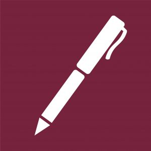 Hub writing icon_a pen