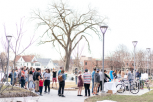 event in community garden