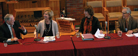 Panelists speak at the Sabo Symposium